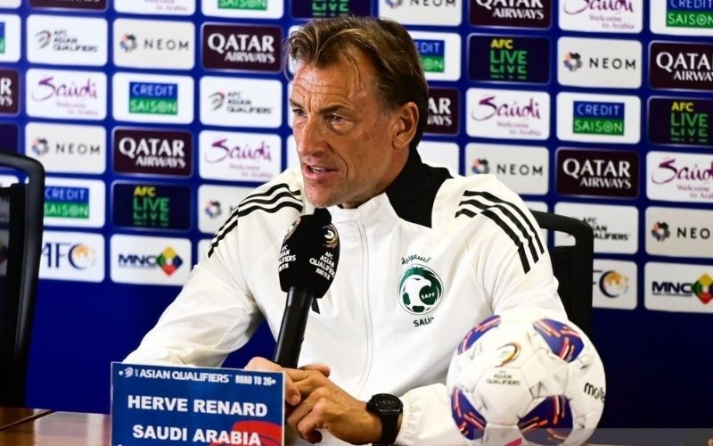 HLV Herve Renard của ĐT Saudi Arabia chia sẻ trước trận gặp Indonesia